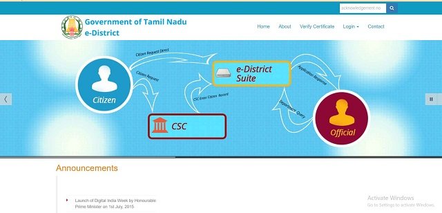 TN E District Portal