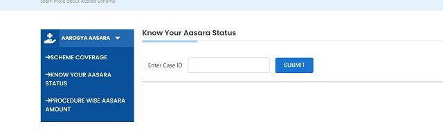 Aarogyasri Application Status